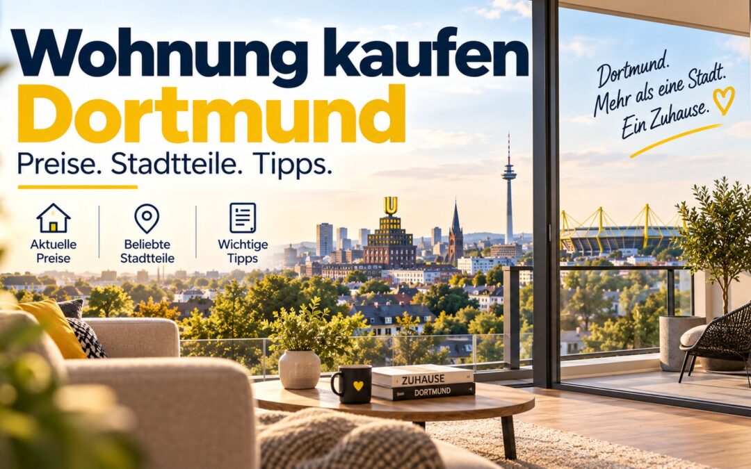 Wohnung kaufen Dortmund: Preise, Stadtteile & Tipps für Käufer 2026